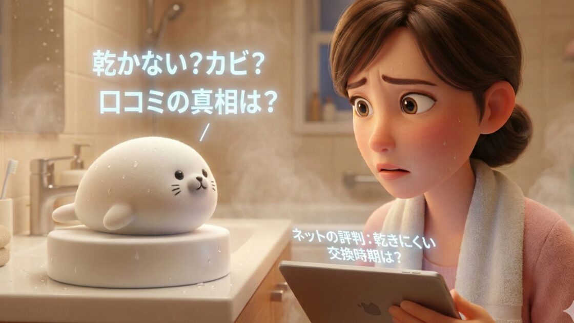 バスボンくんは乾きにくい？