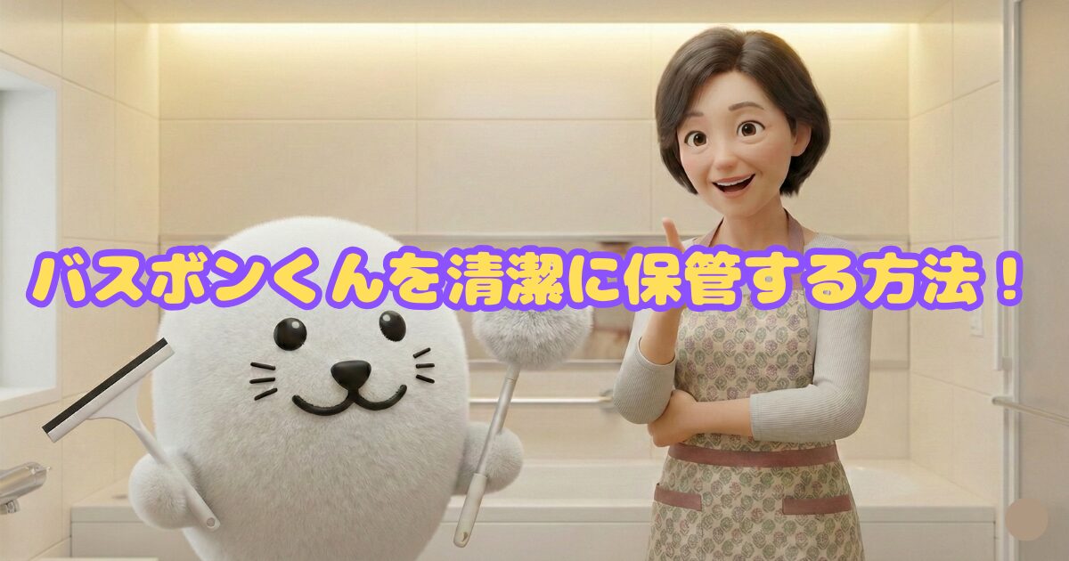 バスボンくん保管方法の決定版！100均アイテムでカビを防ぐ乾燥術
