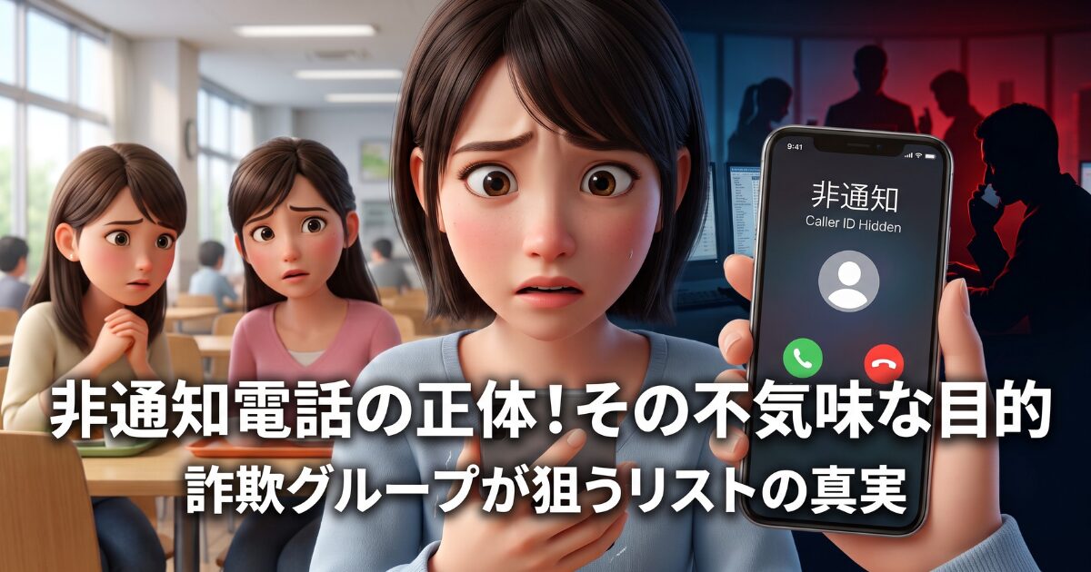 なぜ非通知で電話が来るの？ワン切りや無言電話をかける本当の目的