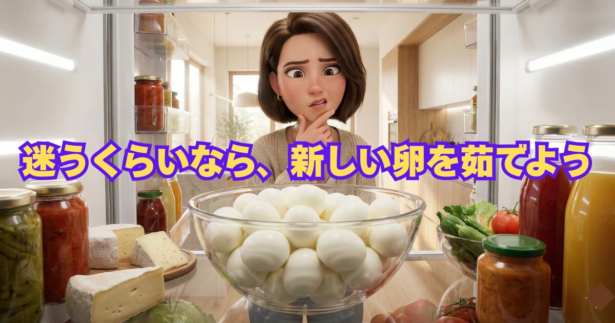 ゆで卵の五日目は即廃棄？冷蔵庫保存でも危険な理由と腐敗サイン