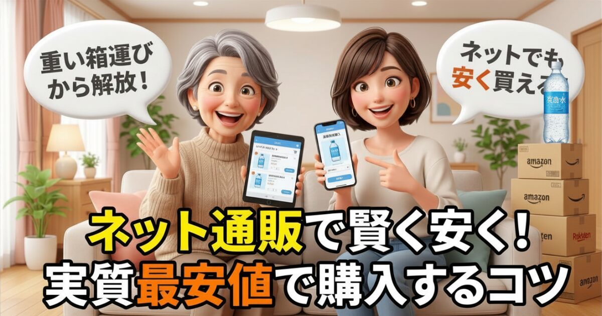 オンライン通販の炭酸水はまとめ買いと定期購入で実質最安値に