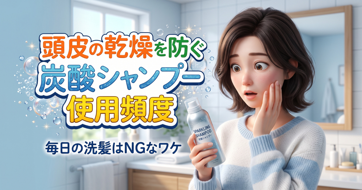 炭酸水による洗髪を続ける適切な使用頻度と効果が出るまでの期間