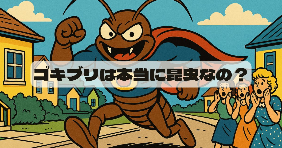 「ゴキブリ」は昆虫じゃないは嘘？本当？その真相と生態の謎に迫る！