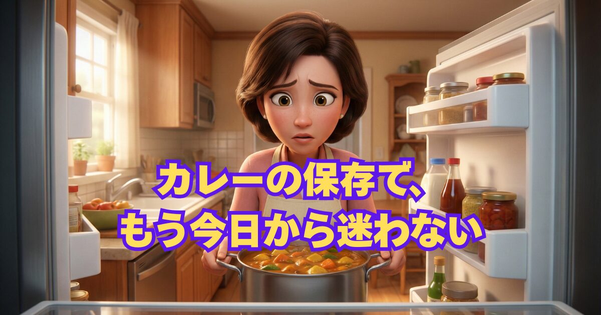 カレーを冷蔵庫に鍋ごと保存すると何日もつ？限界の3日と毎日加熱が危険な科学的理由