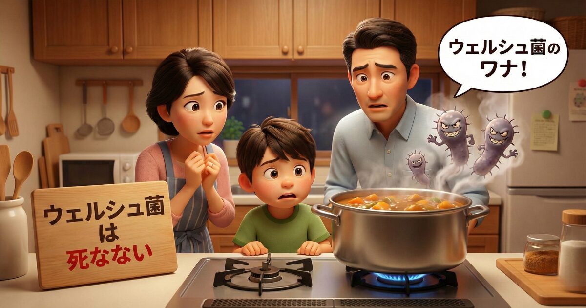 カレーの毎日加熱は安全ではない！ウェルシュ菌が引き起こすワナ！