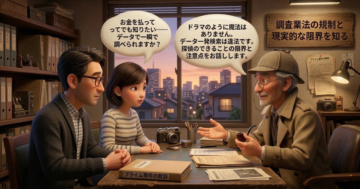 探偵なら個人の電話番号検索は可能か?調査業法の規制と現実的な限界を知る