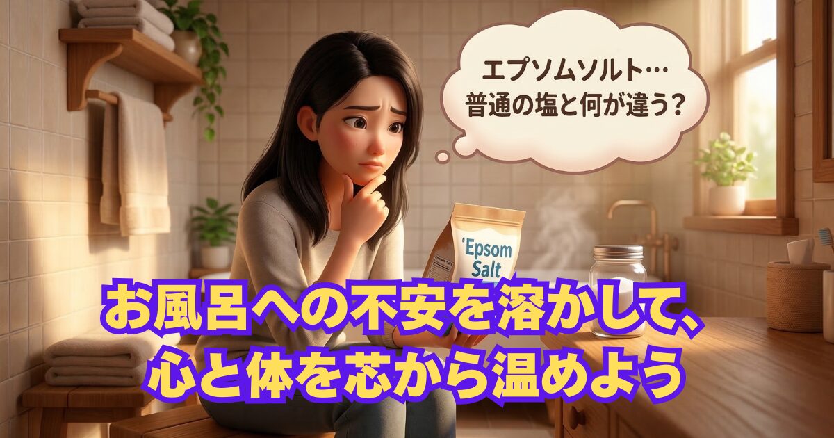 エプソムソルトは錆びる原因？塩化マグネシウムとの違いと対策