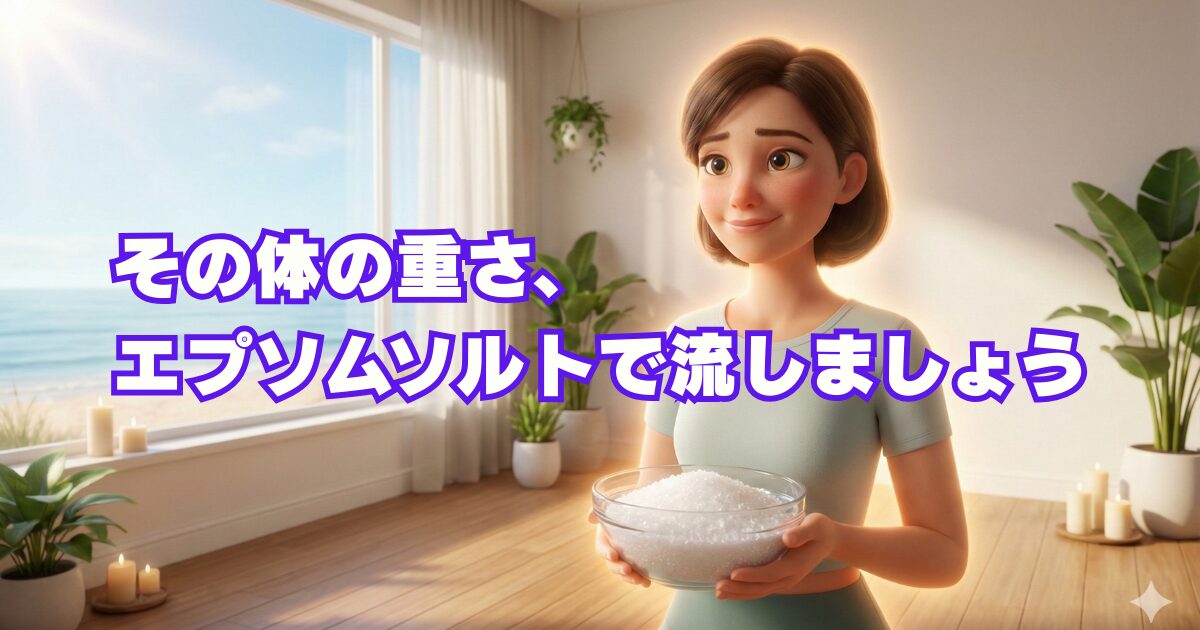エプソムソルトのスピリチュアルな効果の浄化ルーティンで運気好転！