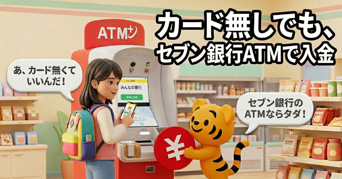 みんなの銀行の入金方法は2つ！基本となる手数料と反映時間