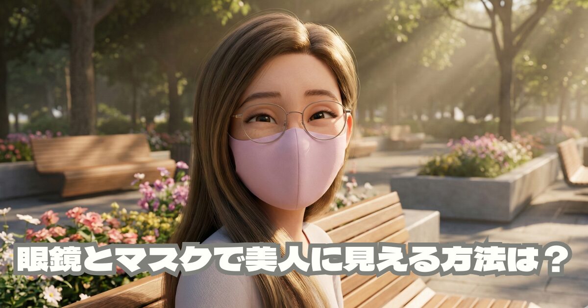 メガネとマスクで垢抜ける！顔の余白とバランスを整える正解ルート