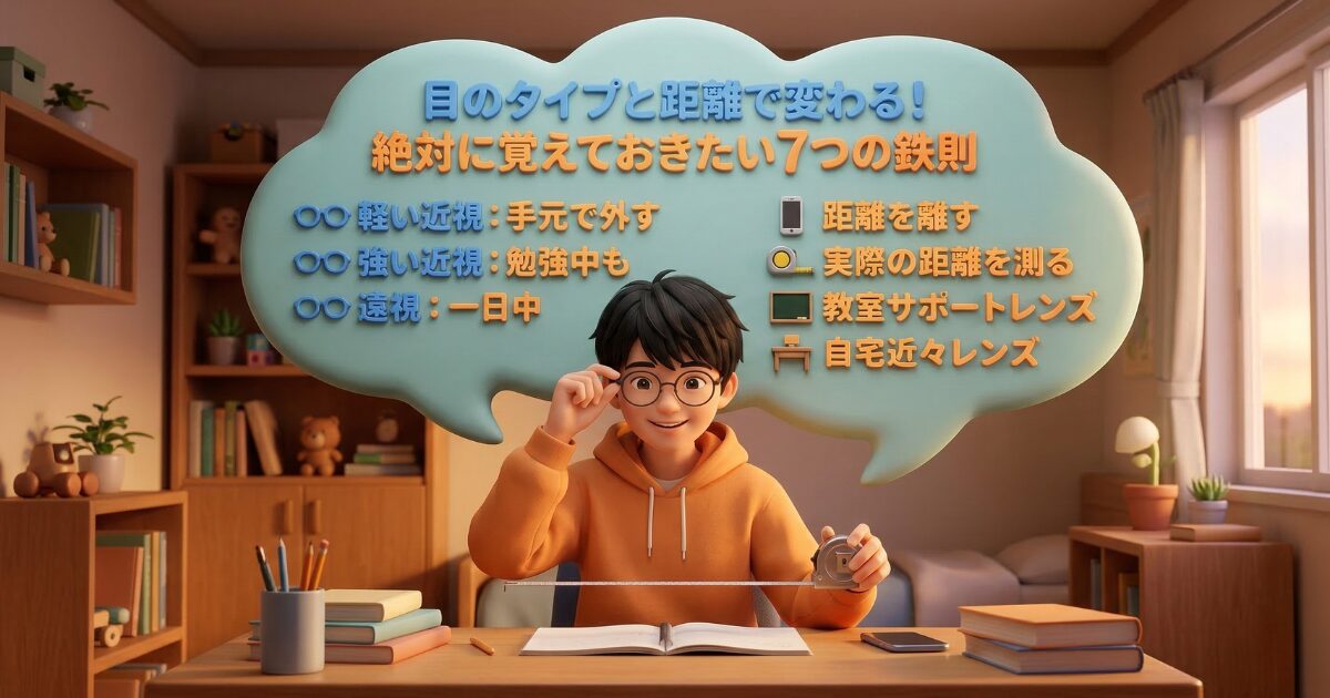 目のタイプと距離で変わる！絶対に覚えておきたい7つの鉄則