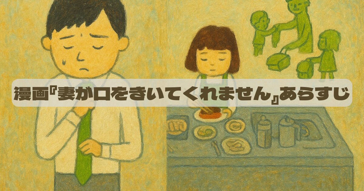 漫画『妻が口をきいてくれません』のあらすじを解説！始まりから最終回までネタバレなし！