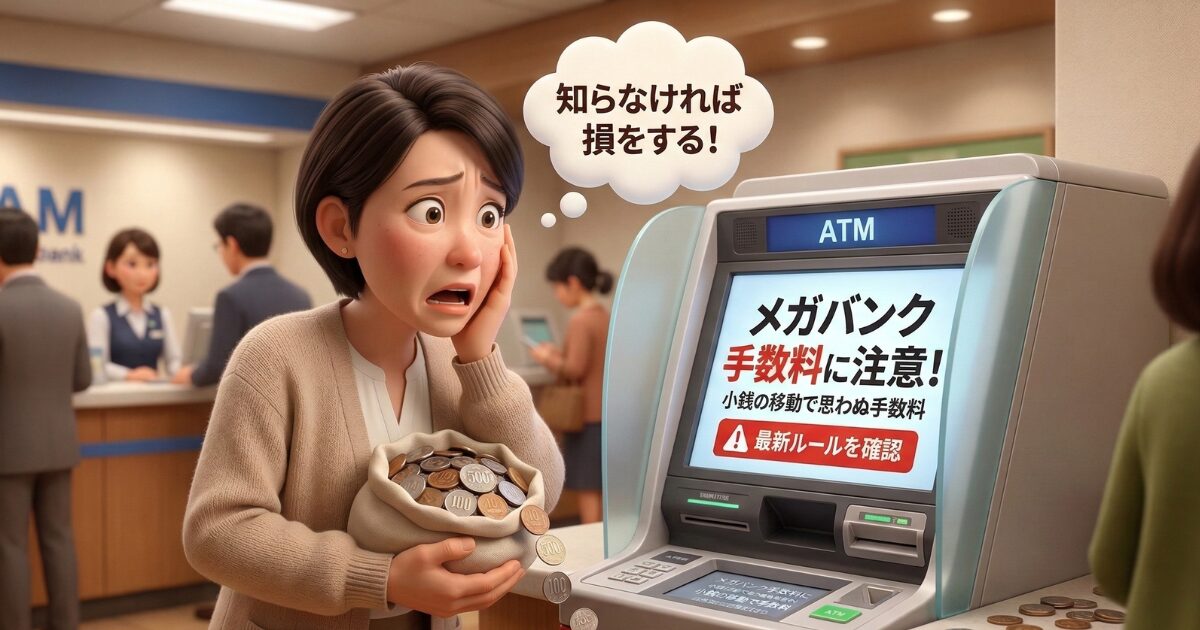 ネット銀行への資金移動で注意すべきメガバンク最新の手数料体系とワナ！
