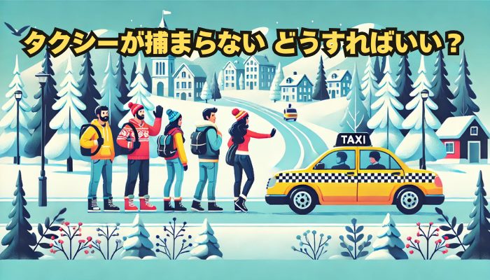 北海道ニセコ町でタクシーが捕まらない来ない理由と対策