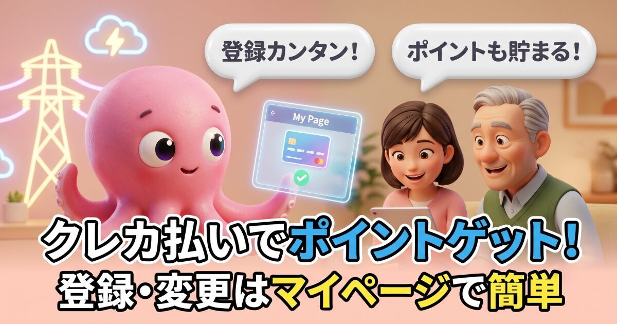オクトパスエナジーのクレジットカード払い、登録から注意点まで徹底解説