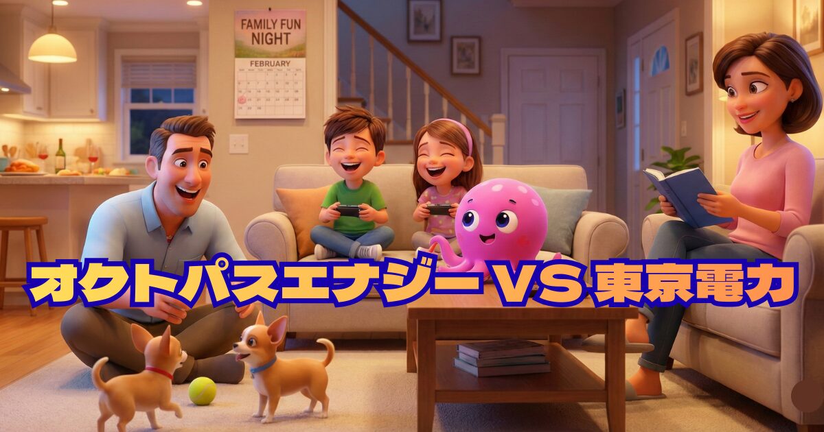 オクトパスエナジーと東京電力の比較！電気料金が安くなる条件と特典