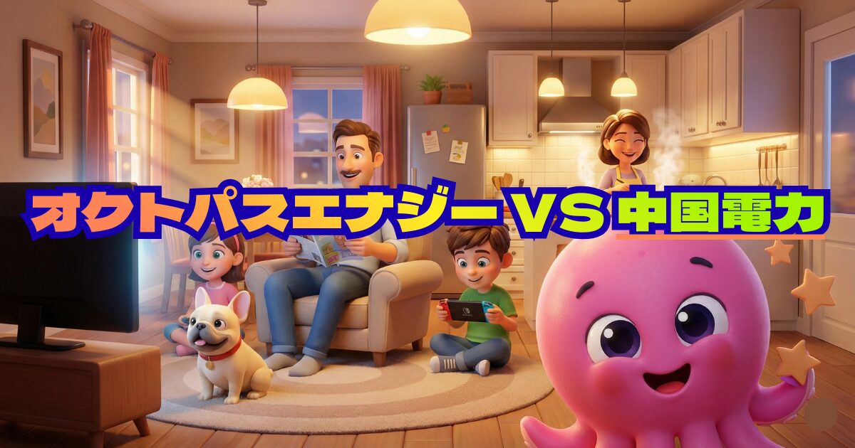 オクトパスエナジーと中国電力の比較：乗り換え損をしないための知識