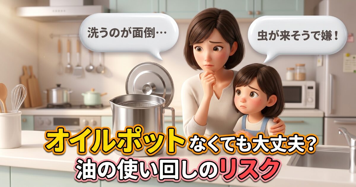オイルポットはいらない？いる？代用品やメリット・デメリットを徹底解説