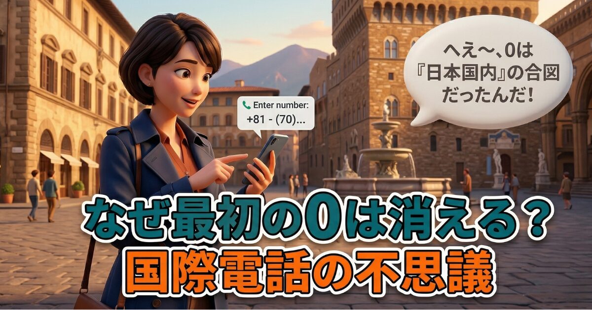 電話番号の最初の0を消す通信の仕組みと深い理由とは？