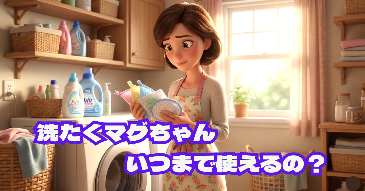 洗濯マグちゃんはいつまで使える？寿命と交換時期の見分け方を解説