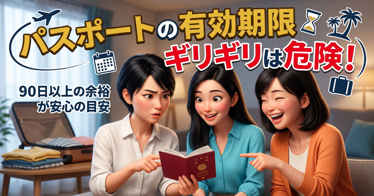出発前に最終確認！ハワイ旅行とパスポートの残存期間
