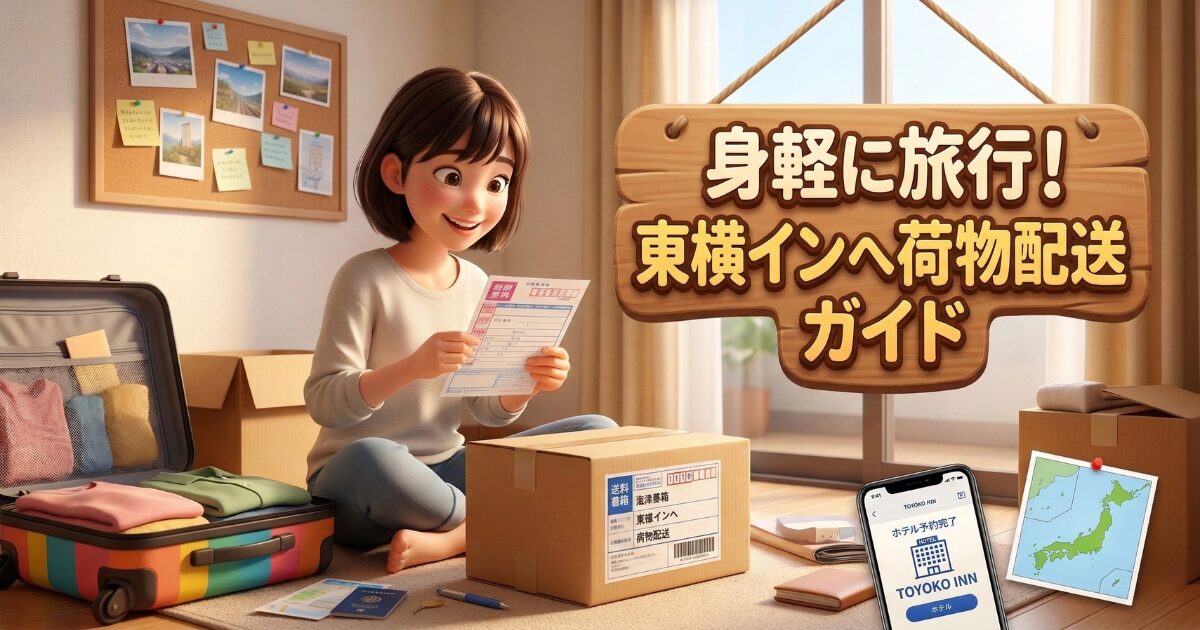 自宅から東横インへ荷物を配送する確実な手順と事前準備