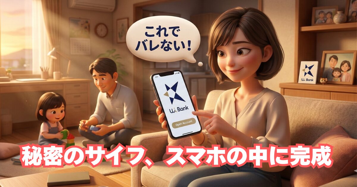 UI銀行は郵送物なしで口座開設できる？家族にバレない絶対条件