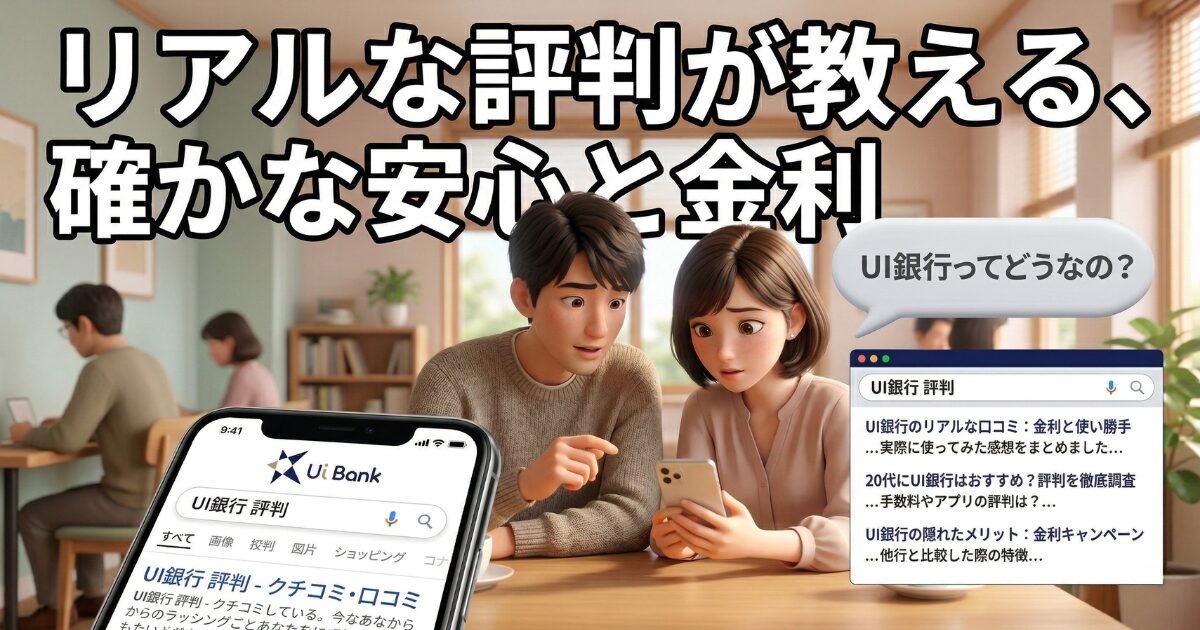 UI銀行のリアルな評判を検証！口コミや噂の真相と安全な口座開設